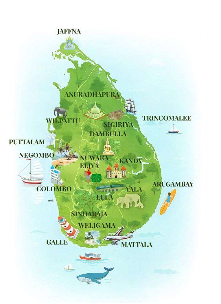 Sri Lanka Map